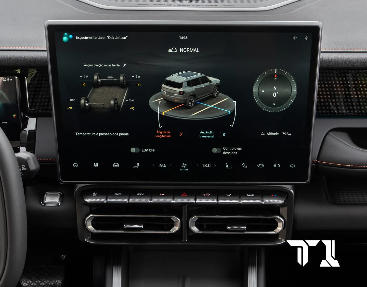 Tecnologia premium Jetour T1