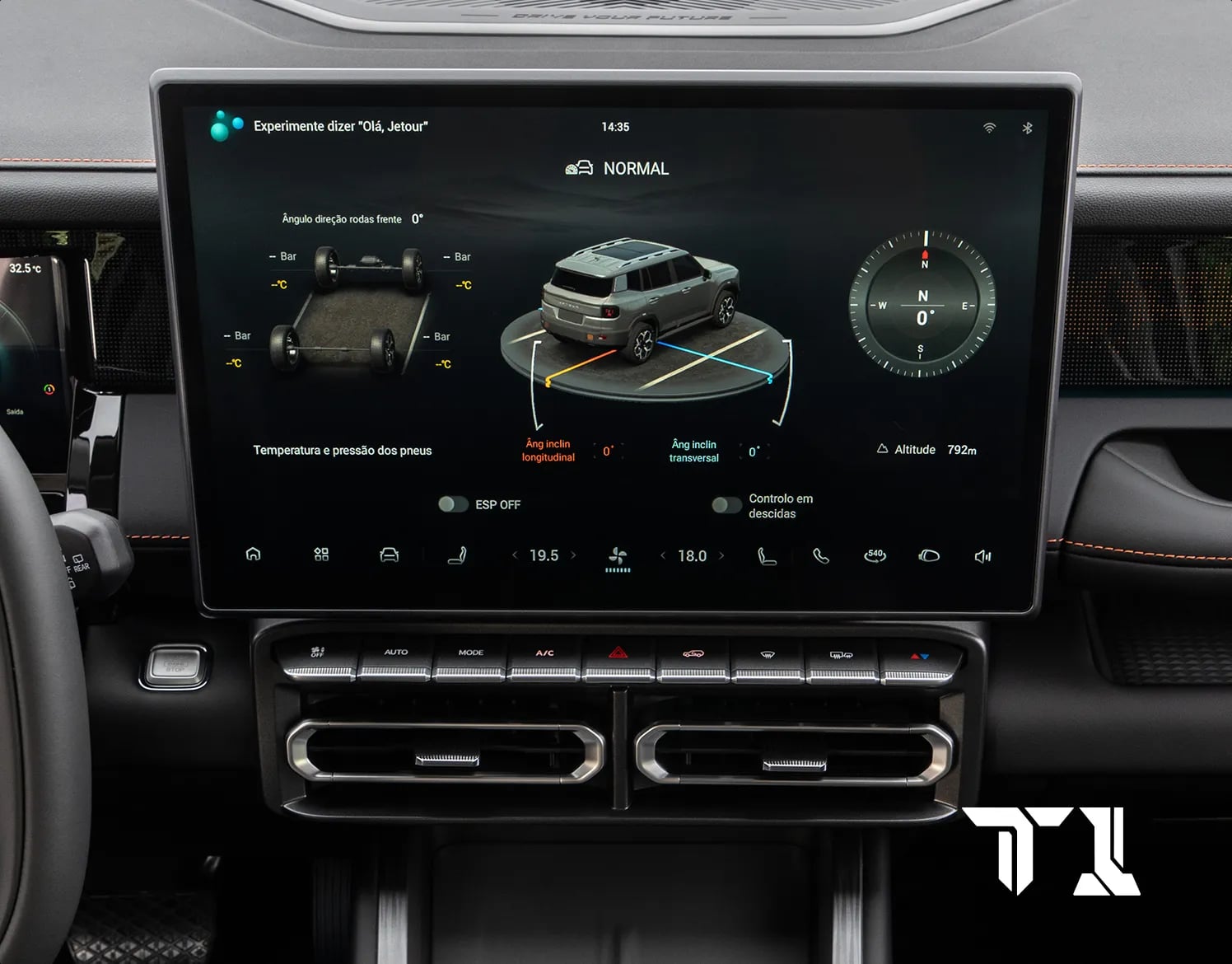 Tecnologia premium Jetour T1