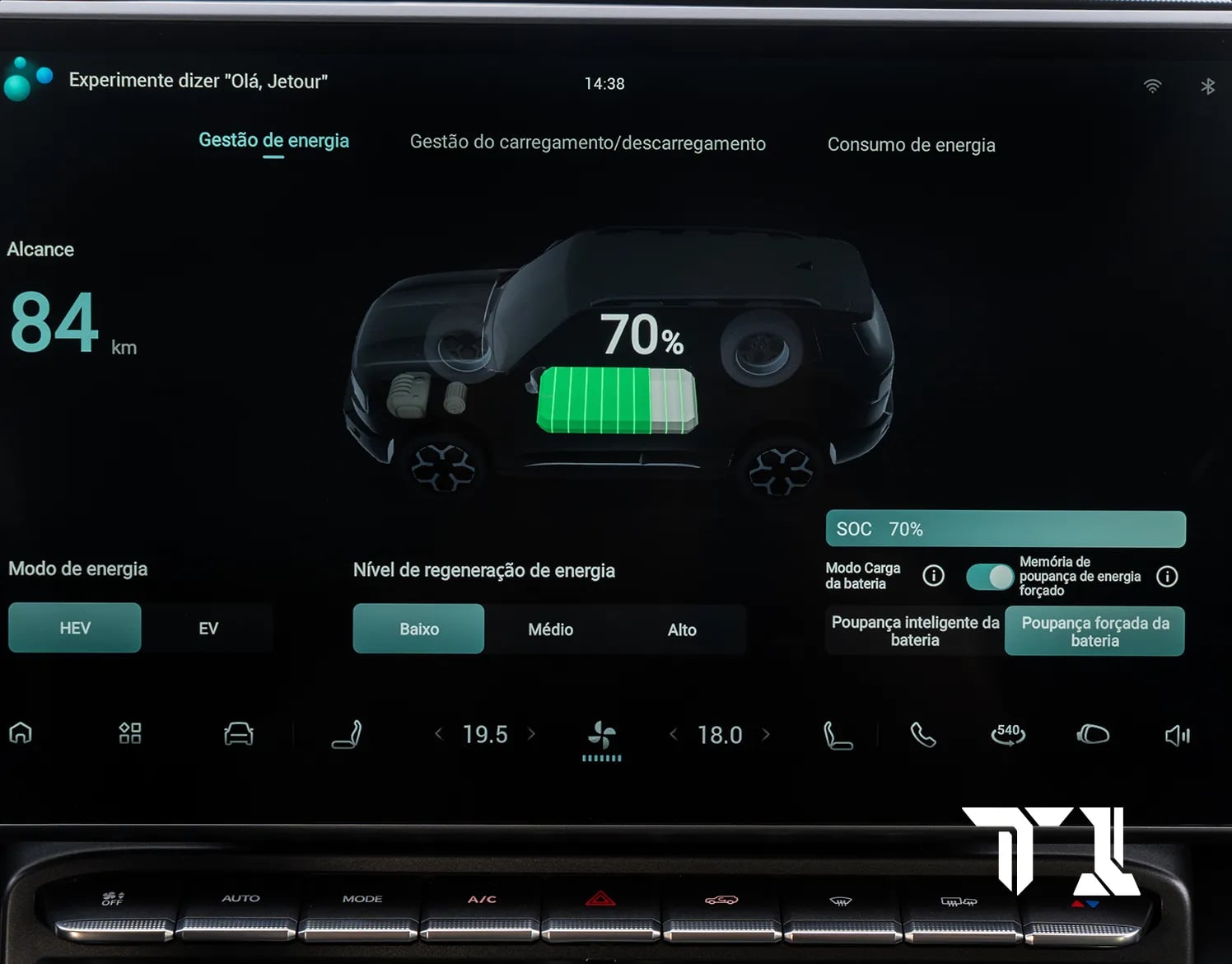 Tecnologia premium Jetour T1