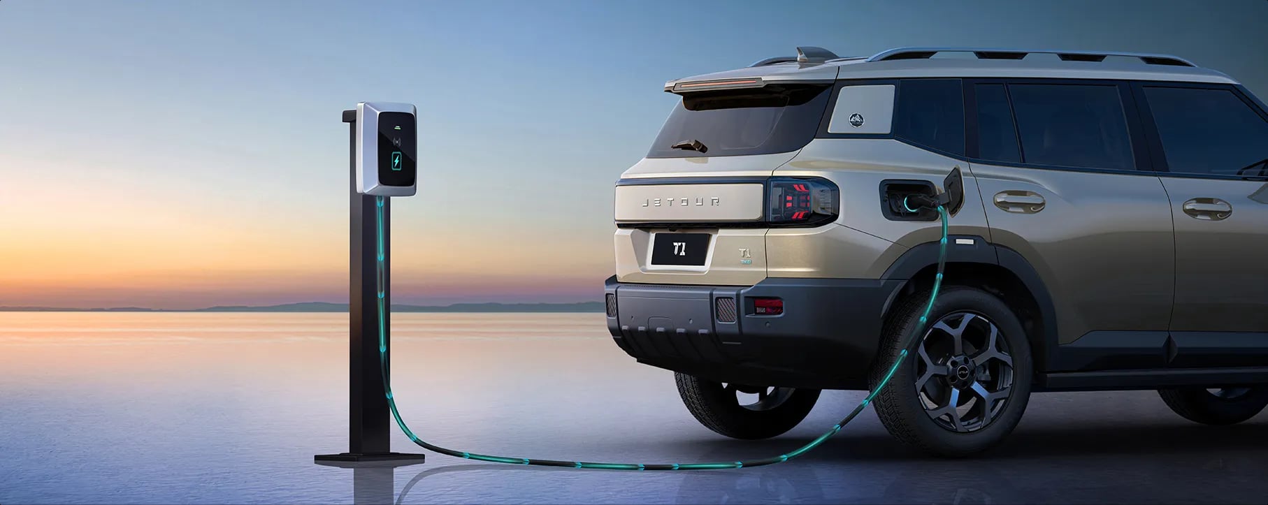 Jetour T1 em recarga