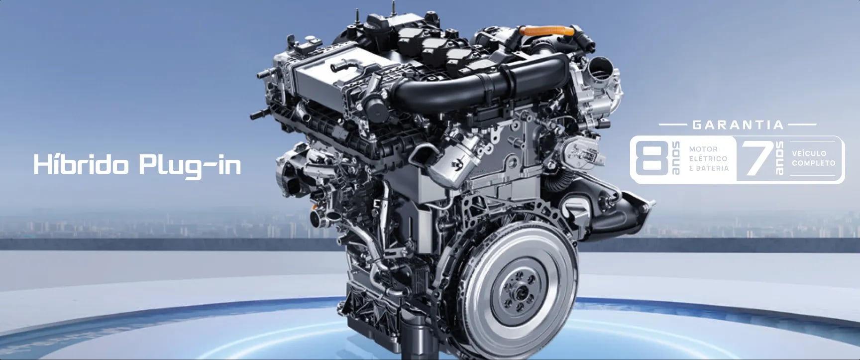 Conjunto mecânico híbrido plug-in